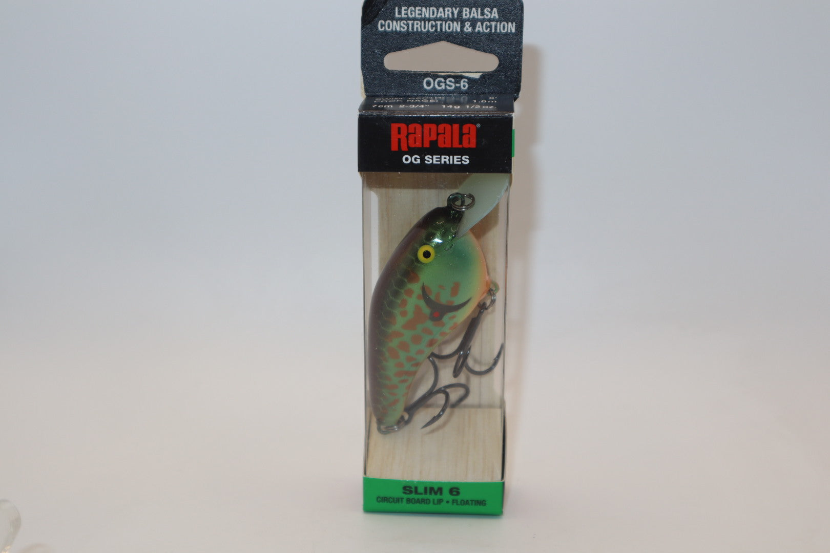 Rapala OG Slim 6 Repainted Pumpkinseed
