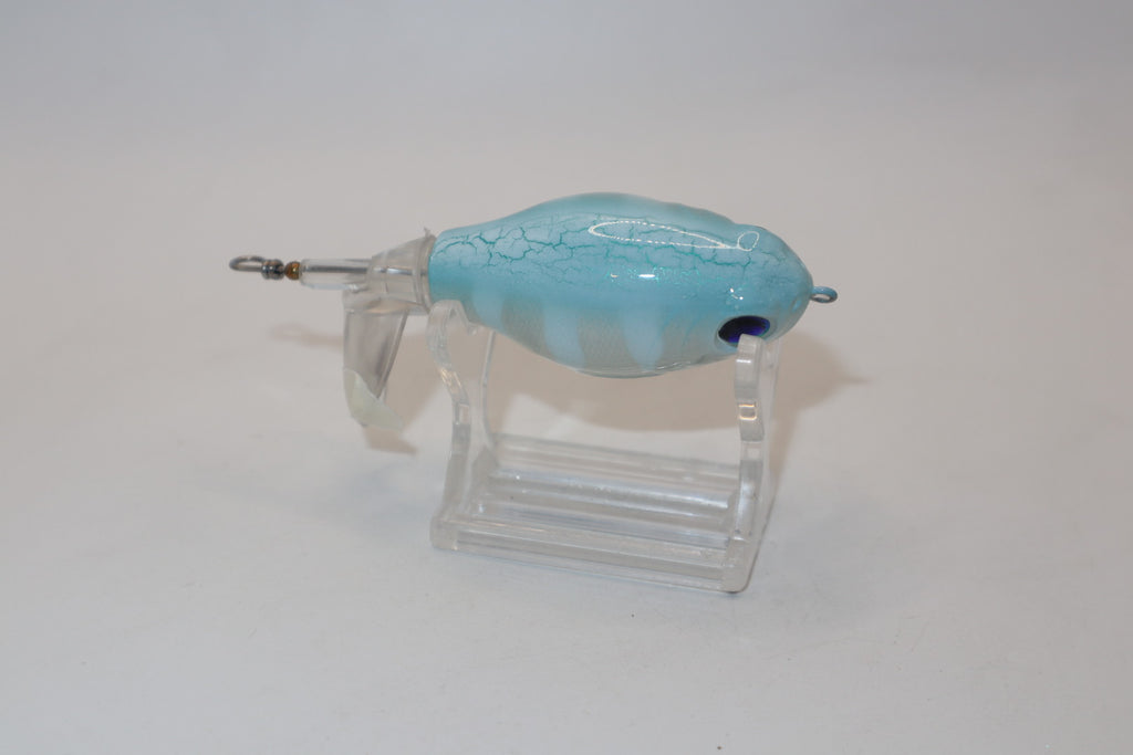 Turquoise/White Crackle Back Tail Splasher