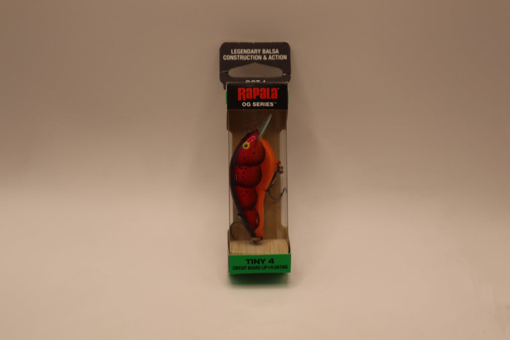Rapala Tiny 4 Repaint-Crackle Back Craw