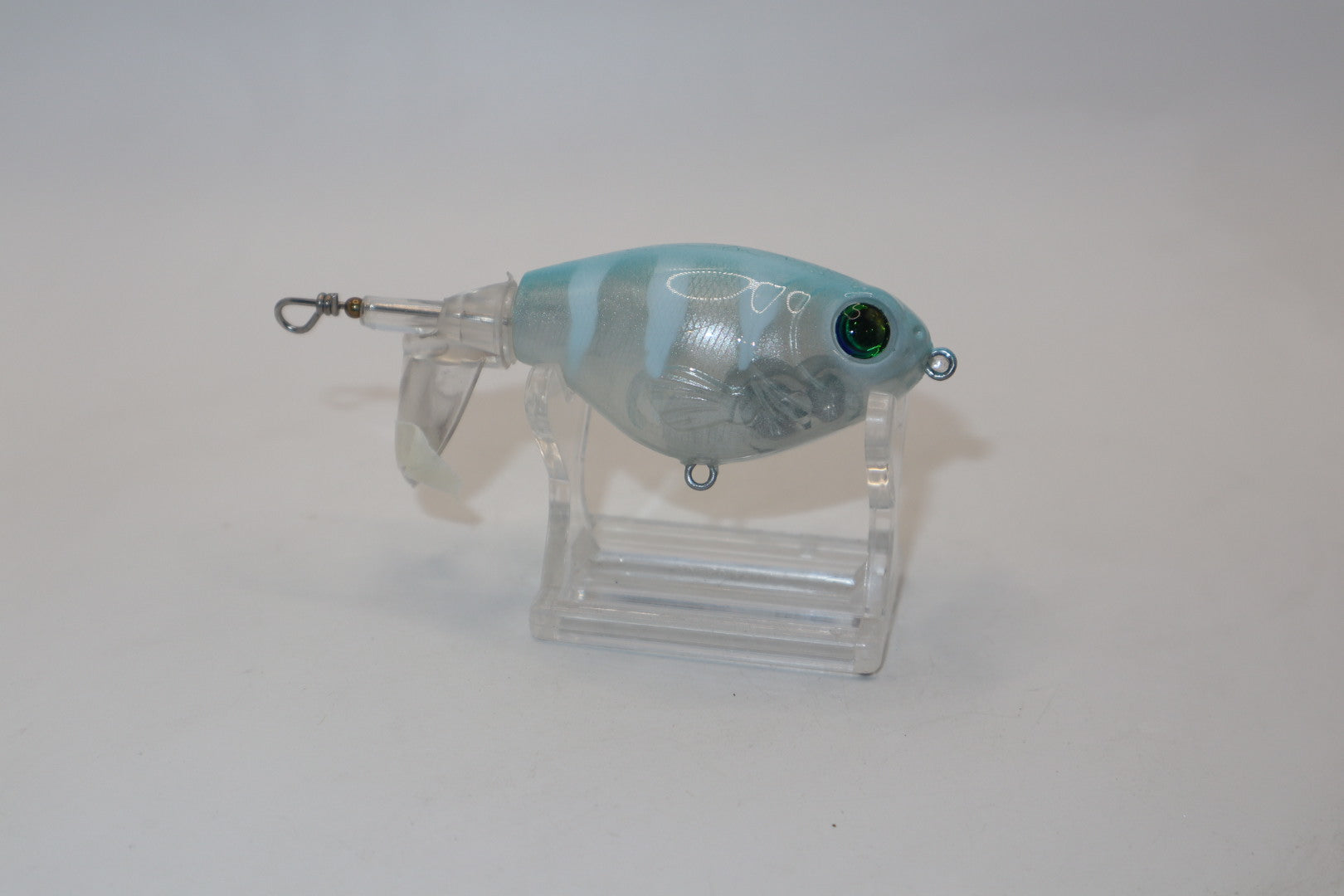 Turquoise/White Crackle Back Tail Splasher